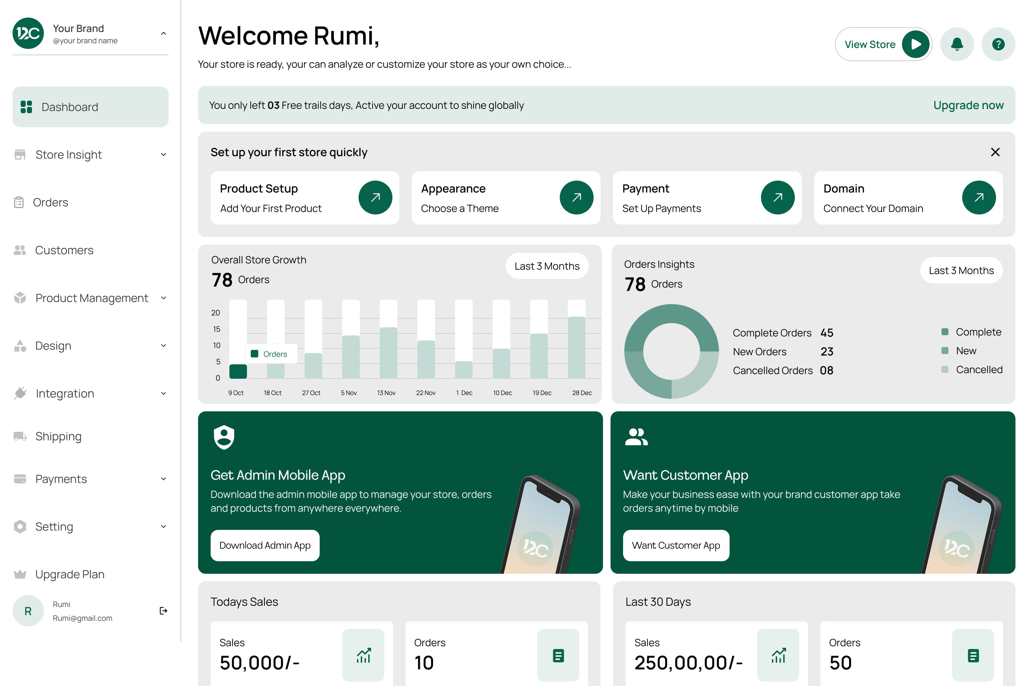 12Commerce product screenshot