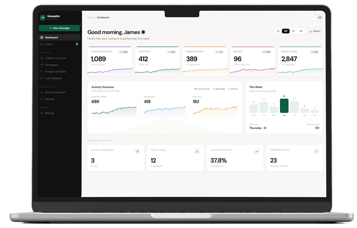 12Pilot product screenshot